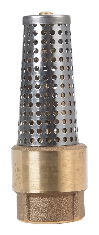 Campbell FV-4TLF 1 in. D X 1 in. D FNPT x FNPT Brass Foot Valve
