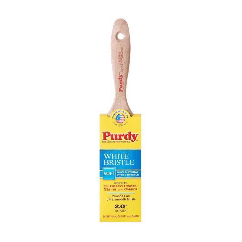 Purdy 145380420 White Bristle Sprig 2 in. Soft Flat Trim Paint Brush