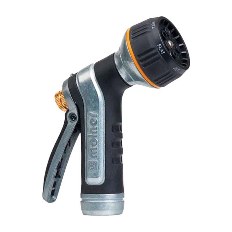 Melnor XT451 7 Pattern Adjustable Multi-Pattern Metal Heavy-Duty Hose Nozzle