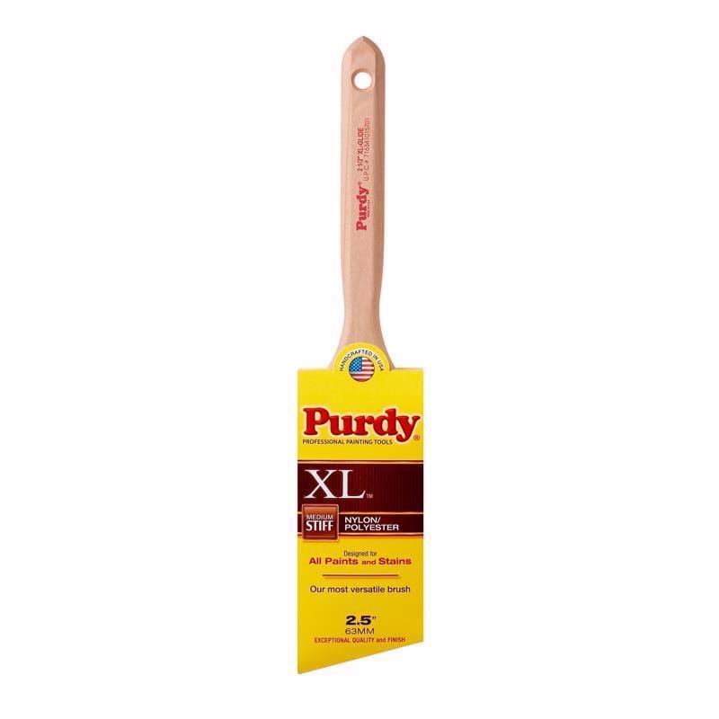 Purdy 144152325 XL Glide 2-1/2 in. Medium Stiff Angle Trim Paint Brush