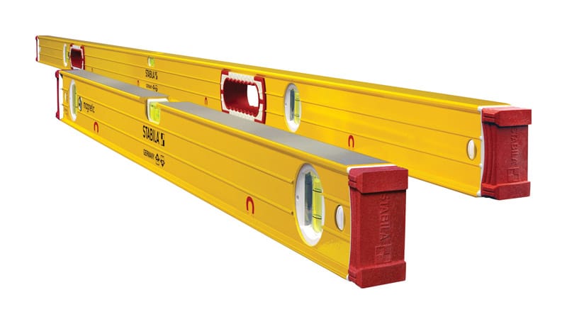 Stabila 38532 Aluminum Magnetic Type 96 M Level Set 3 vial