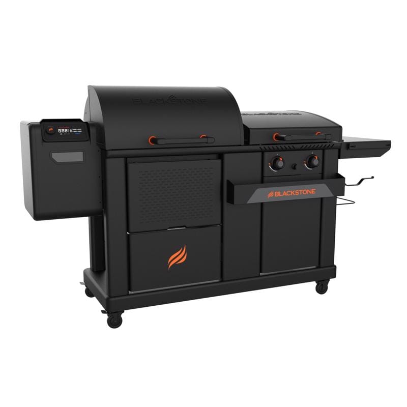 Blackstone 2417 2417 2 Burner Liquid Propane Grill and Smoker Black