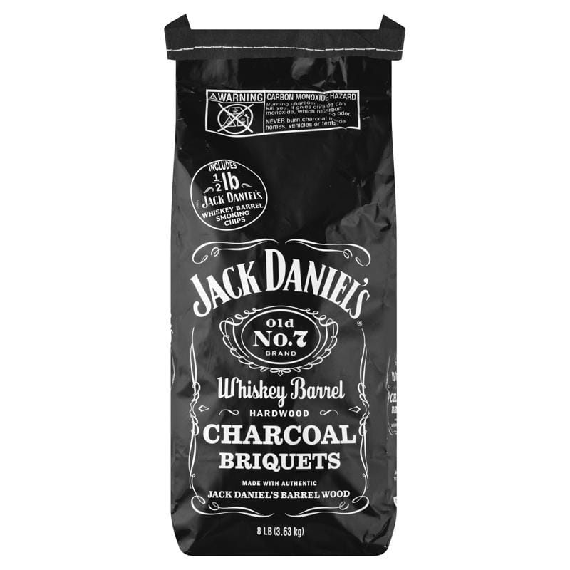 Jack Daniel'S 01795 All Natural Whiskey Barrel Charcoal Briquettes 8 lb