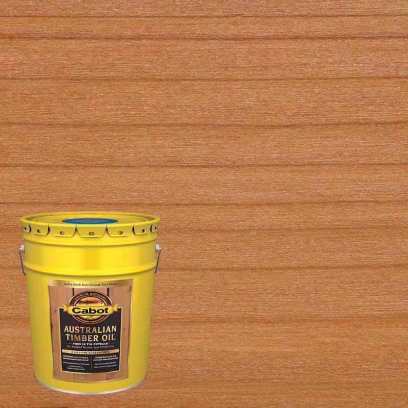 Cabot 140.0019458.008 Australian Timber Oil Low VOC Transparent Honey Teak Oil-Based Alkyd Australian Timber Oil 5 g