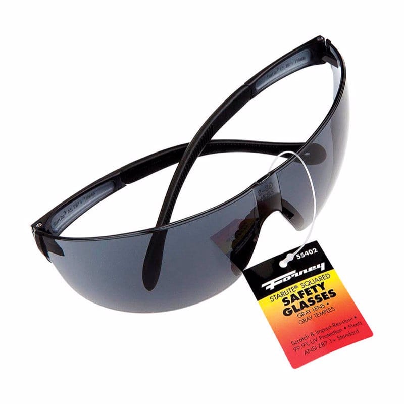 Forney 55402 Starlite Squared Impact-Resistant Safety Glasses Gray Lens 1 pc