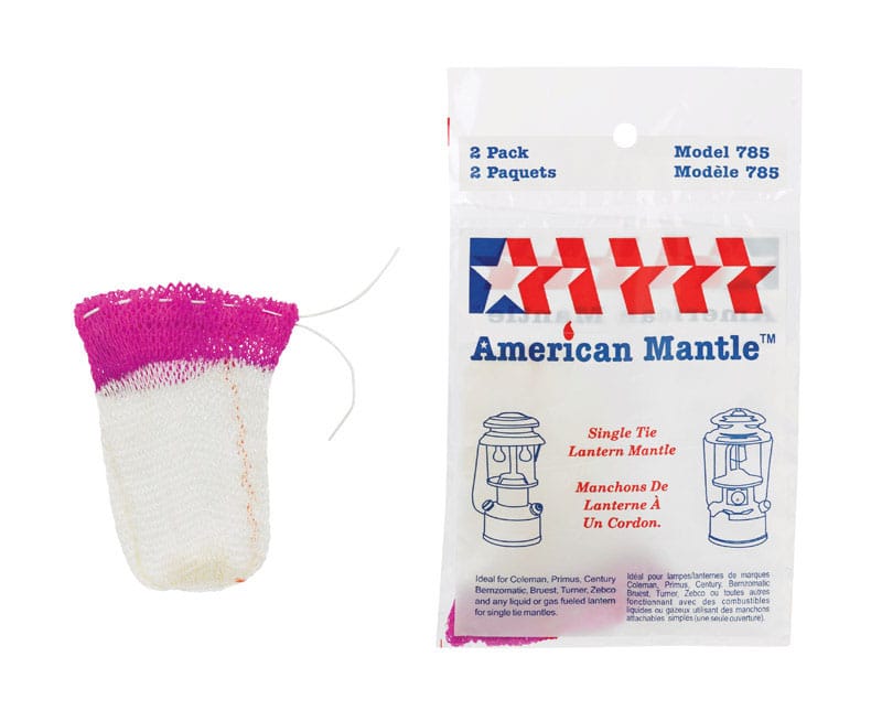 American Mantle 785 Pink/White String Tie Mantle