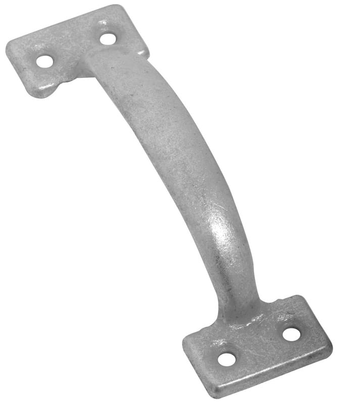 National Hardware N116-731 6-1/2 in. L Galvanized Silver Steel Door Pull