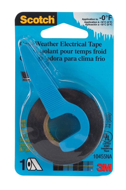 3M 10455 Scotch 3/4 in. W X 350 in. L Black Vinyl Electrical Tape