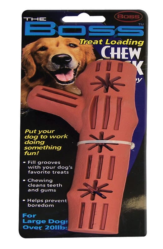 Boss Pet A02671 For Dog Brown Rubber Chew Stick Dog Toy Large 1 pk