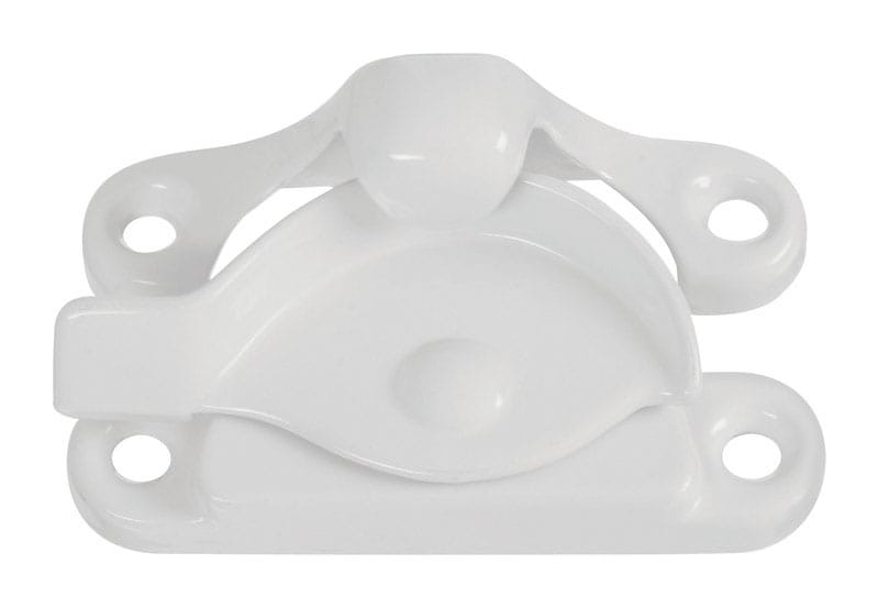 National Hardware N248-468 White Die-Cast Zinc Sash Lock 1 pk