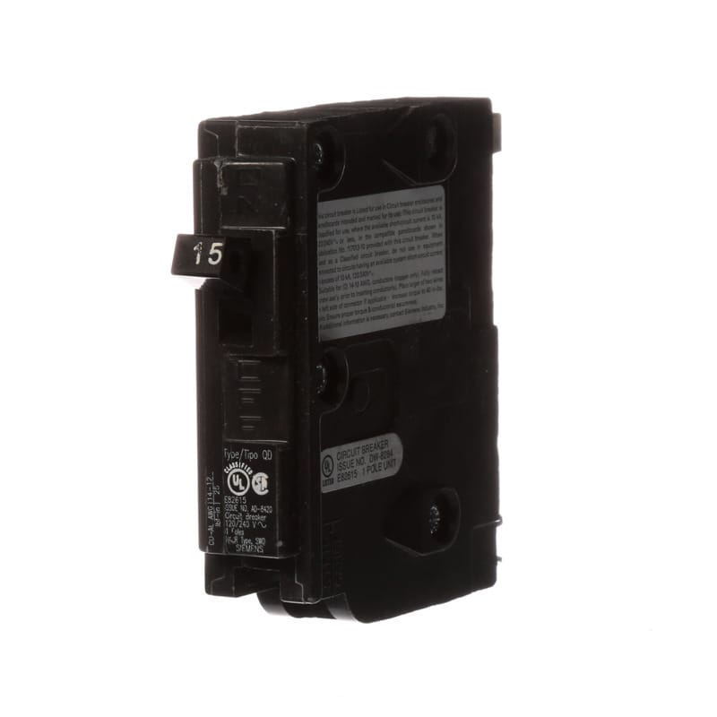 Siemens D115 15 amps Single Pole Circuit Breaker