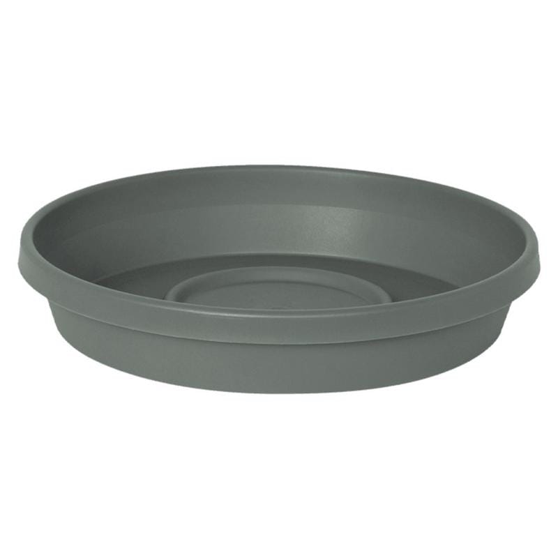Bloem STT1641 Terra 2.75 in. H X 14.75 in. W X 12.75 in. D Plastic Traditional Plant Saucer Basil