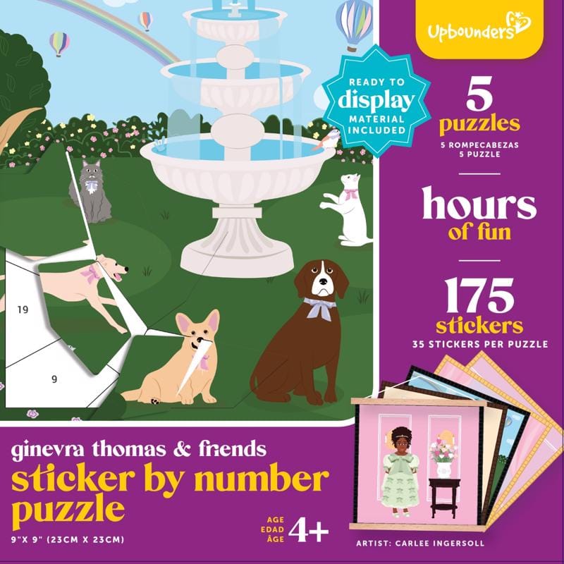 Upbounders GINY5SKPZL-175 Ginevra Thomas and Friends Sticker Puzzles
