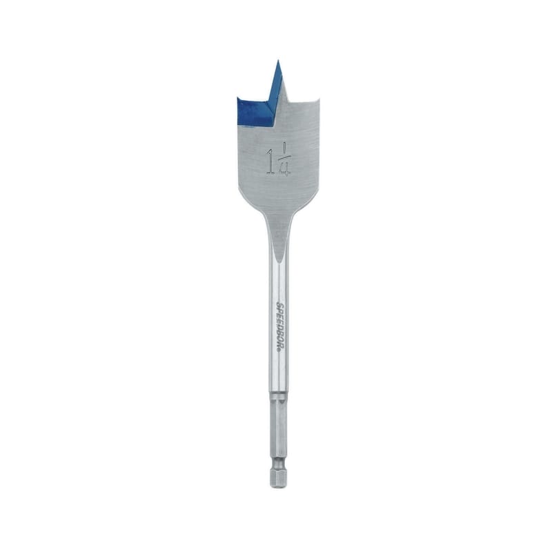 Irwin 88820 Speedbor 1-1/4 in. X 6 in. L Carbon Steel Wood Boring Bit Hex Shank 1 pc