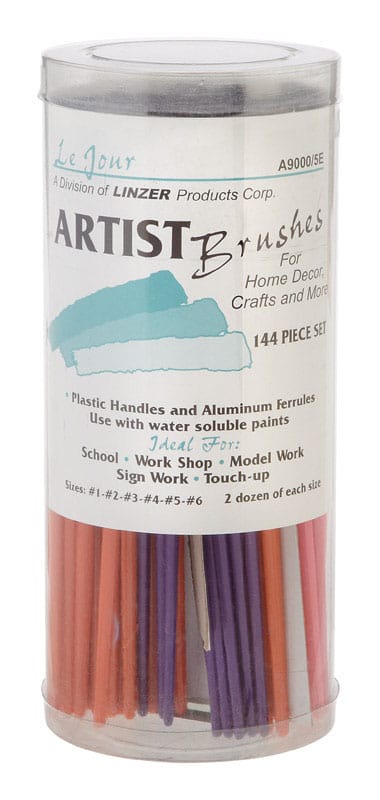 Linzer A 9000 No. 1/2/3/4/5 in. Assorted Artist Paint Brush Set