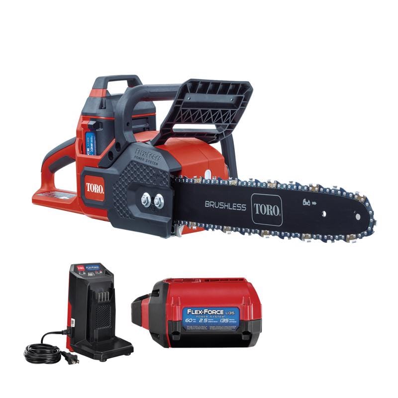 Toro 51850 Flex-Force Power System 16 in. 60 V Battery Chainsaw Kit (Battery & Charger)