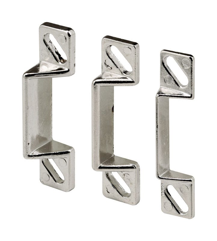 Prime-Line K 5148 Silver Zinc Die-cast Door Strike 3 pc