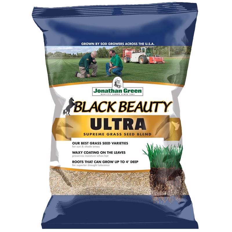 Jonathan Green 10323 Black Beauty Ultra All Grasses Sun or Shade Grass Seed 25 lb
