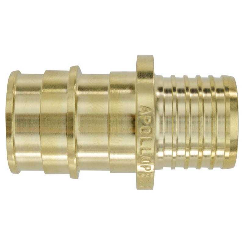Apollo EPXBC3434 PEX-A 3/4 in. Expansion PEX in to X 3/4 in. D Barb Brass Coupling