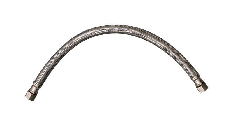 Plumb Pak PP23809LF EZ 3/8 in. Compression X 3/8 in. D Compression 12 in. Stainless Steel Faucet Supply Line