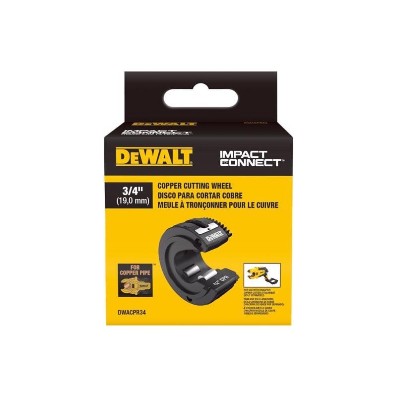 Dewalt DWACPR34 Impact Connect 3/4 in. Replacement Tube Cutter Wheel Black 1 pc