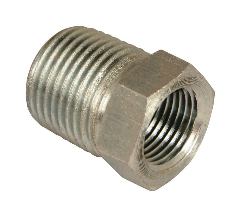 Apache 39035478 Steel 1/2 in. D X 3/8 in. D Hydraulic Adapter 1 pk