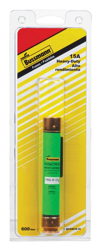 Bussmann BP/FRS-R-15 15 amps Dual Element Time Delay Fuse 1 pk