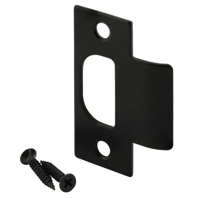 Prime-Line E 2795 2.75 in. H X 1.13 in. L Black Steel T- Strike