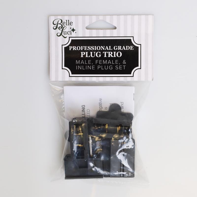 Belle Luci 07-05034 Holiday Bright Lights LED Male/Female/Inline Plugs SPT2 Electric Plug Kit Clear 0 ft. 0 l