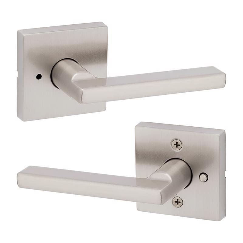 Kwikset 97300-896 Halifax Satin Nickel Privacy Lever