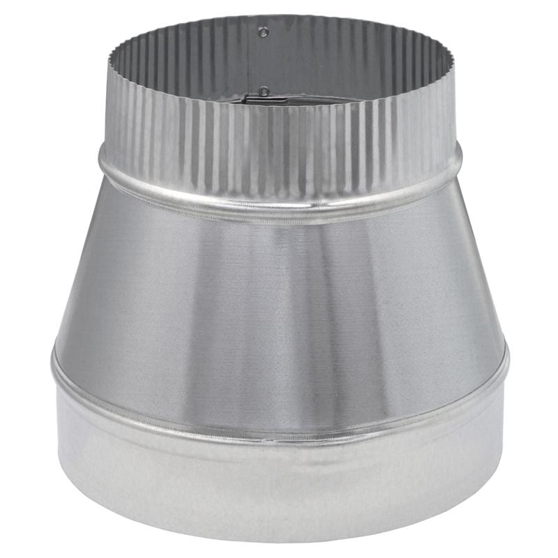 Imperial GV1351 8 in. D X 6 in. D Galvanized Steel Furnace Pipe Reducer