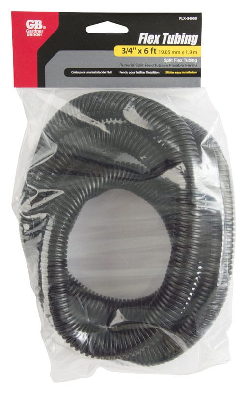 Gardner Bender FLX-3406B 6 ft. L Black Polyethylene Flex Tube
