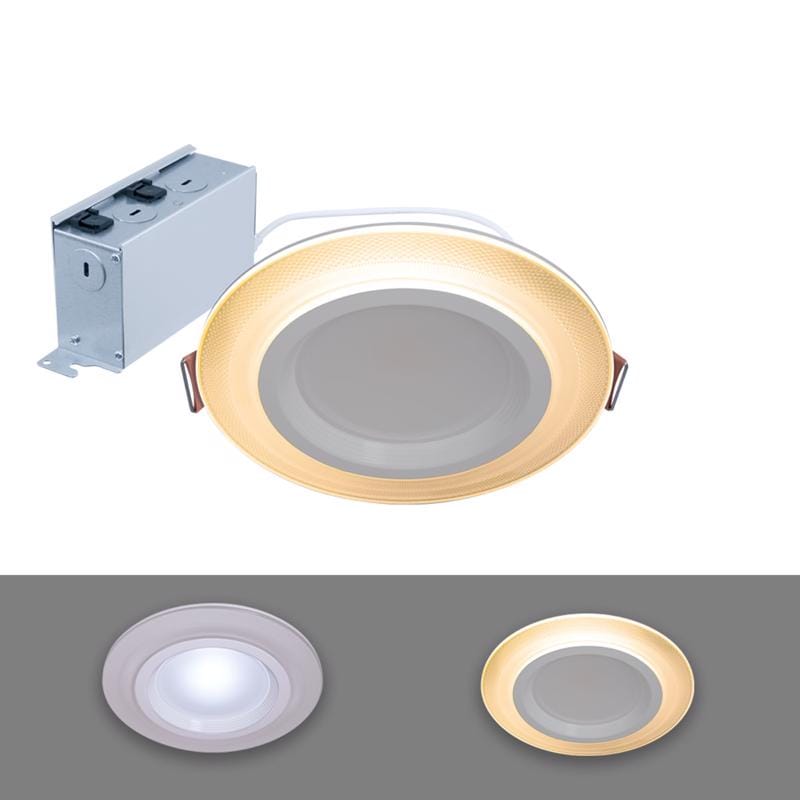 Halo RLNL6109FSD2W1E White 6 in. W LED Canless Recessed Downlight 12 W