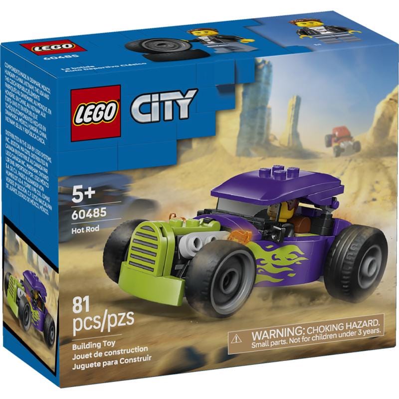 Lego 60485 CITY Hot Rod Building Set Multicolor 81 pc