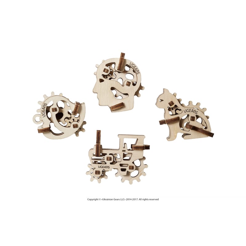 UGears UTG0026 U-Fidget 3D Puzzle Model Natural
