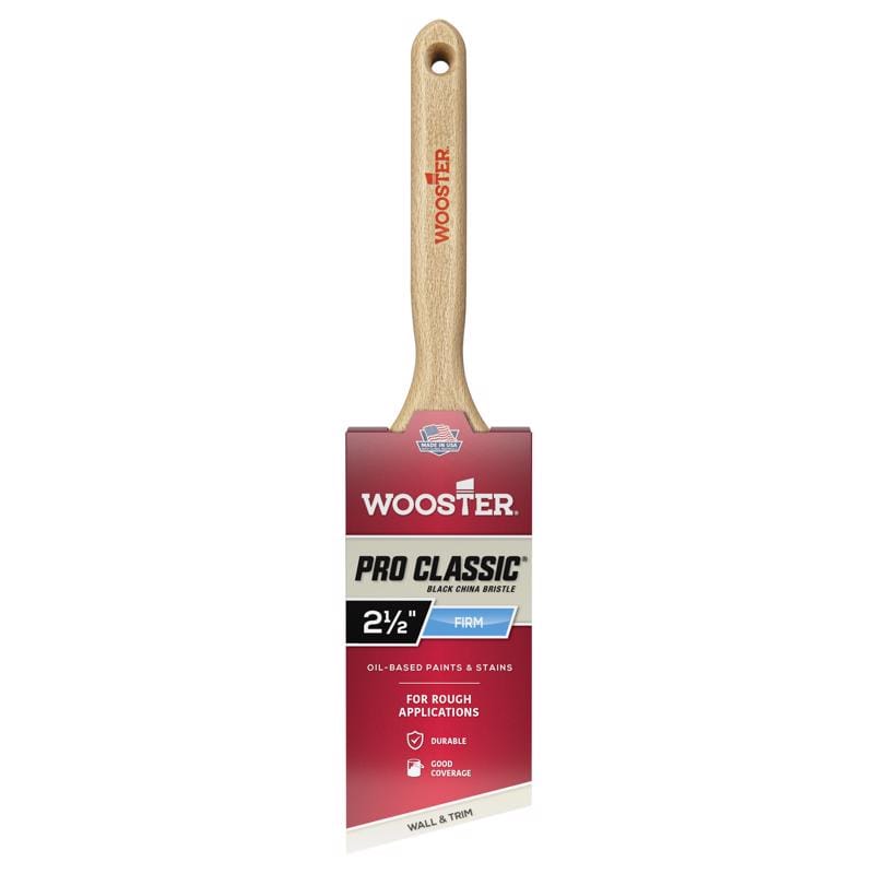 Wooster Z1293-2.5 Pro 30 Lindbeck 2-1/2 in. Firm Angle Paint Brush