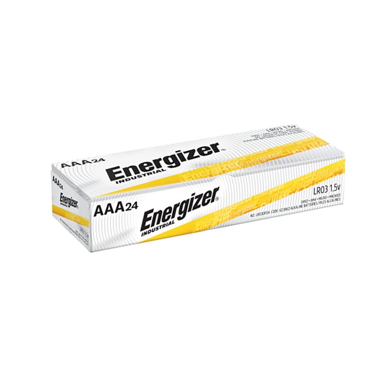 Energizer EN92 Industrial AAA Alkaline Batteries 24 pk Boxed