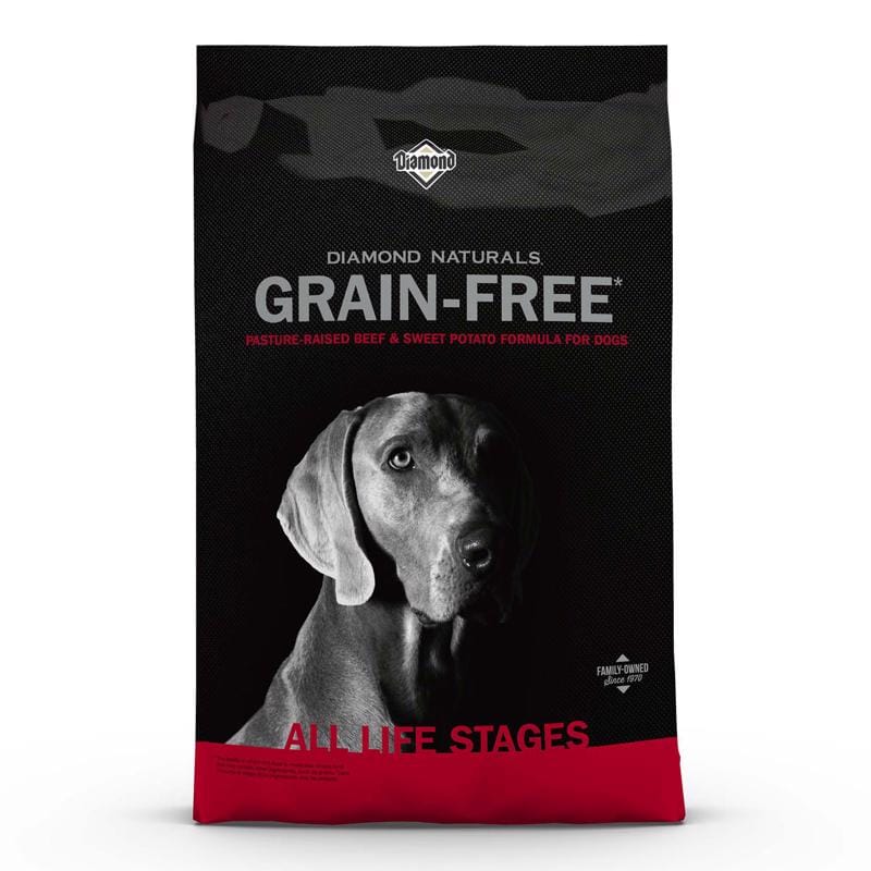 Diamond 2210 Naturals All Ages Beef/Sweet Potato Dry Dog Food Grain Free 28 lb