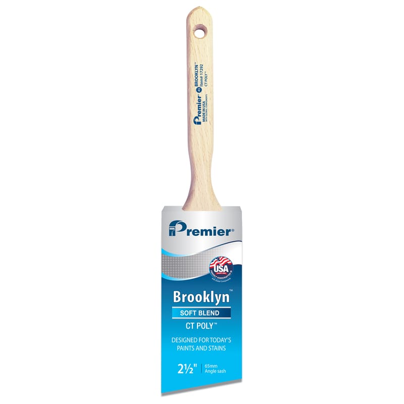 Premier 17292 Brooklyn 2-1/2 in. Soft Angle Paint Brush