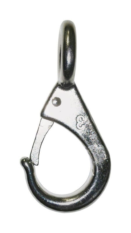 Baron 249S-1 5/8 in. D X 2-3/4 in. L Polished Stainless Steel Snap Hook 440 lb