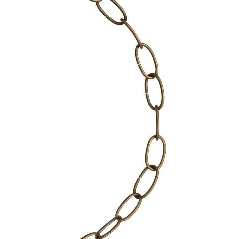 Koch Industries 790826 #10 Antique Brass Gold Steel Decorative Chain .175 in. D 600 in.