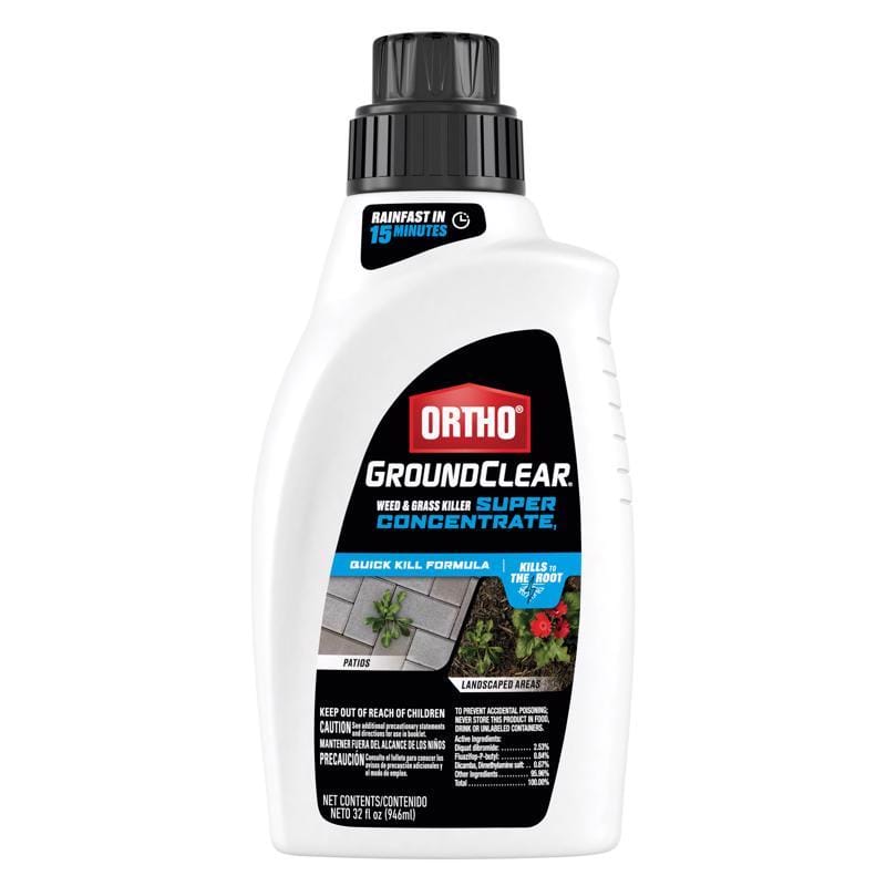Ortho 4651025 GroundClear Weed and Grass Killer Concentrate 32 oz