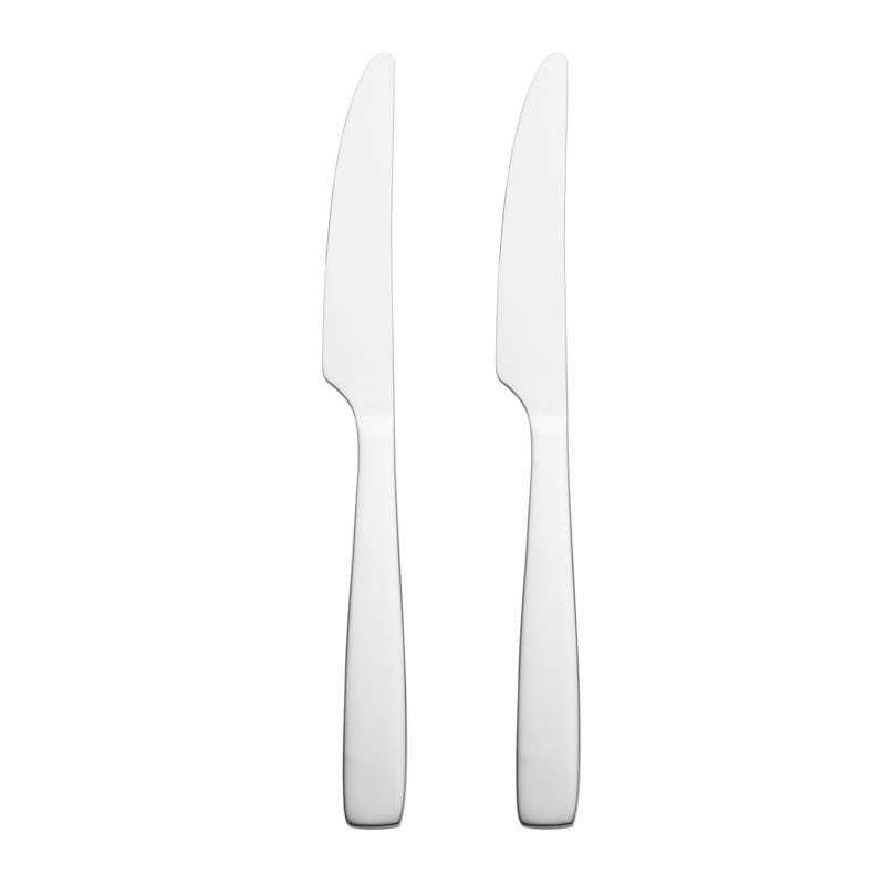 Hampton Forge 898599 Silver Stainless Steel Flatware Dinner Knife Set 2 pc