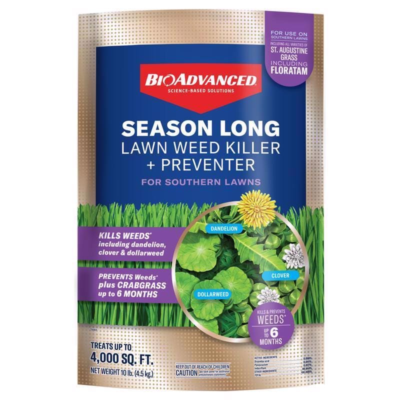 BioAdvanced 820060B Season Long Weed Killer + Preventer Granules 10 lb
