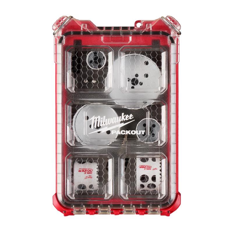 Milwaukee 49-22-5606 Hole Dozer Bi-Metal 4.6 in. L Hole Saw Kit Arbor Included