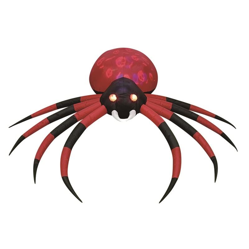 Celebrations CHH21428 8 ft. Prelit Spider Inflatable