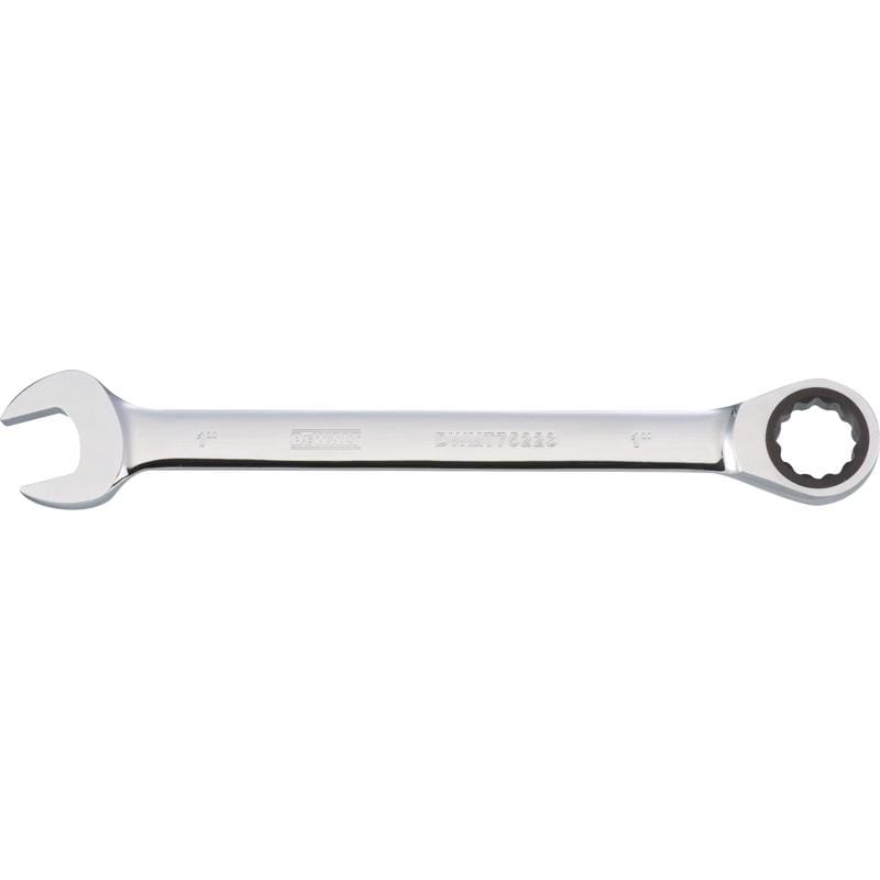 Dewalt DWMT75223OSP 1 in. X 1 in. SAE Ratcheting Combination Wrench 12-13/16 in. L 1 pc