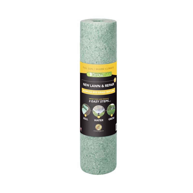 GrowTrax 807 Bermuda Grass Sun or Shade Grass Seed Blanket