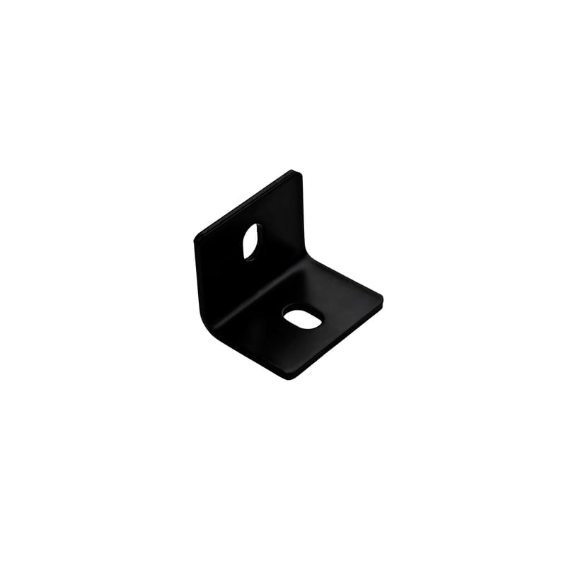 National Hardware N351-497 2.4 in. H X 3 in. W X 0.188 in. D Black Carbon Steel Inside/Outside Square Corner