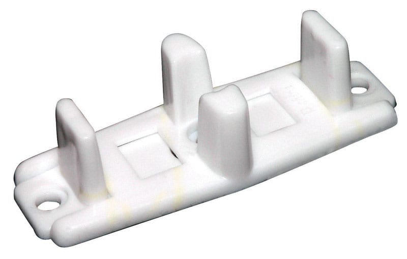 Barton Kramer 131C 3 in. L White Plastic By-Pass Guide 1 pk